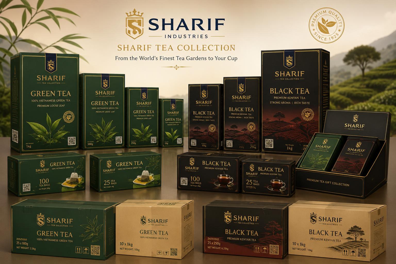 Black and Green Tea